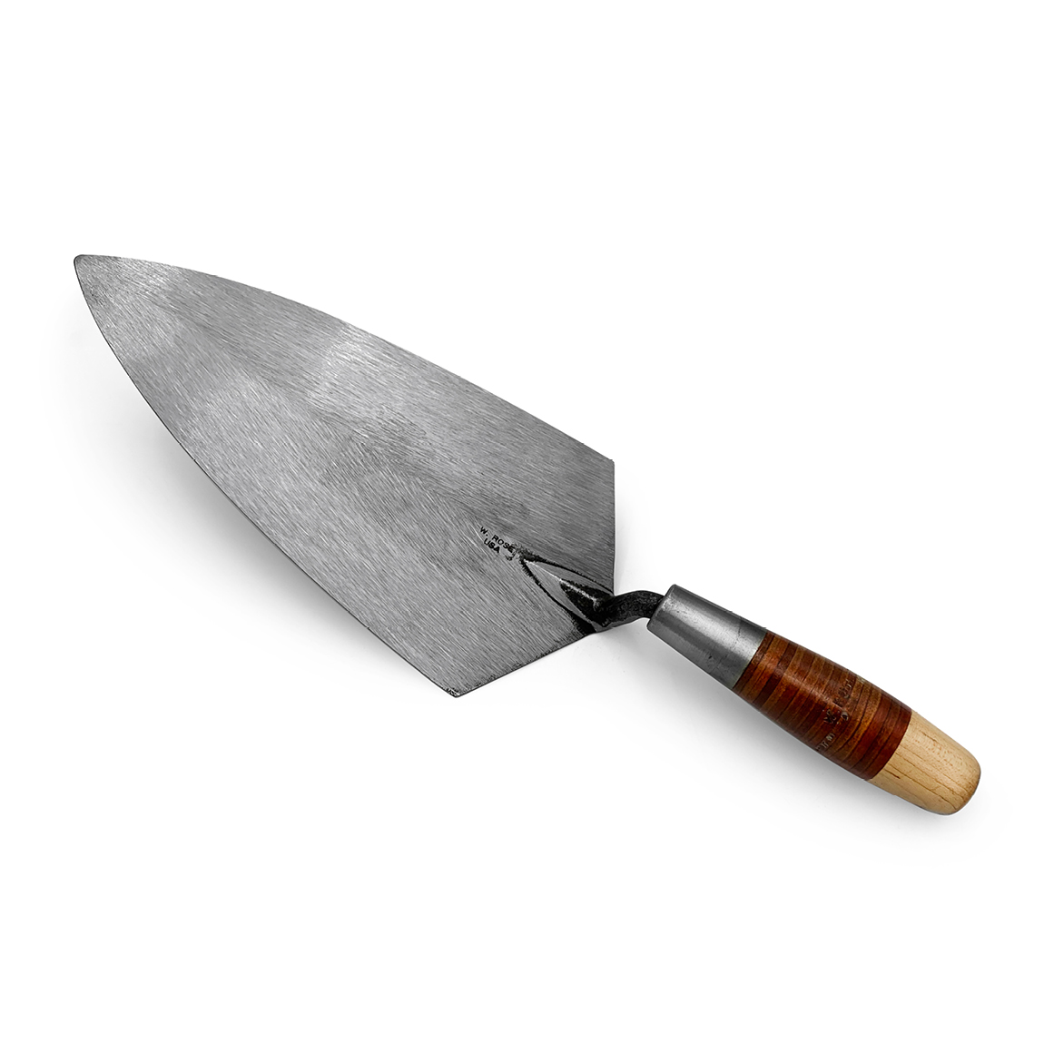 W.Rose Philadelphia Brick Trowel 9.5" with Leather Grip. The Philadelphia pattern has become the most popular pattern of choice for use with block because of its square edges ability to hold large amounts of mortar. Available from Speedcrete, United Kingd W.Rose Philadelphia Brick Trowel 9.5" with Leather Grip. The Philadelphia pattern has become the most popular pattern of choice for use with block because of its square edges ability to hold large amounts of mortar. Available from Speedcrete, United Kingd