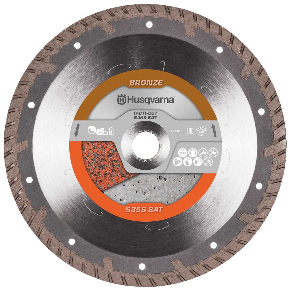 Husqvarna TACTI-CUT S35S BAT 230 10 22.2