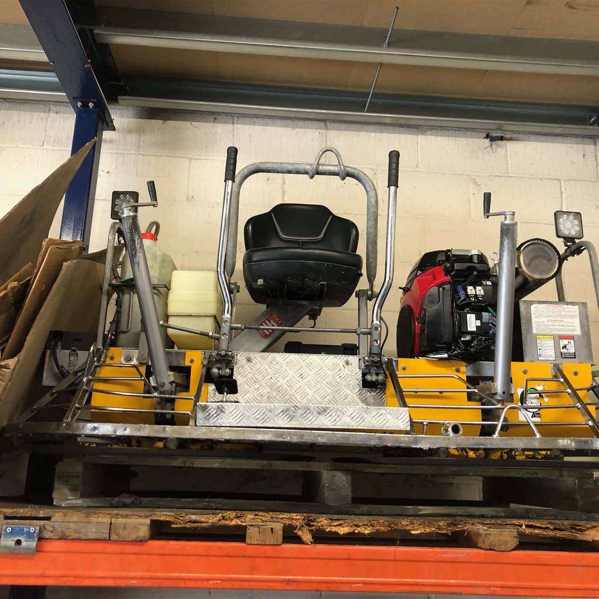 Used Barikell 36&quot; Petrol Ride on Power Trowel #111