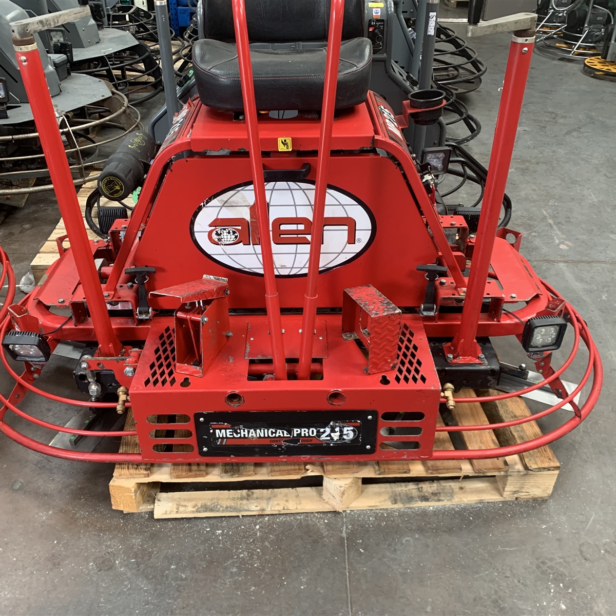 Used Allen 36&quot; Petrol Ride on Power Trowel #118