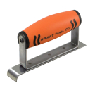 6" x 1" 1/2" R Stainless Steel Narrow Edger with ProForm Handle