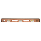 Sands Professional Stainless Steel Mahogany Level (6 Vials)