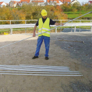 Screed rail system