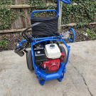 This Bunyan Striker is used to level concrete and bring the aggregate to the top. This machine is powered by a petrol Honda motor and is hydraulically driven. Operated by two men along the form. Available from Speedcrete, United Kingdom.