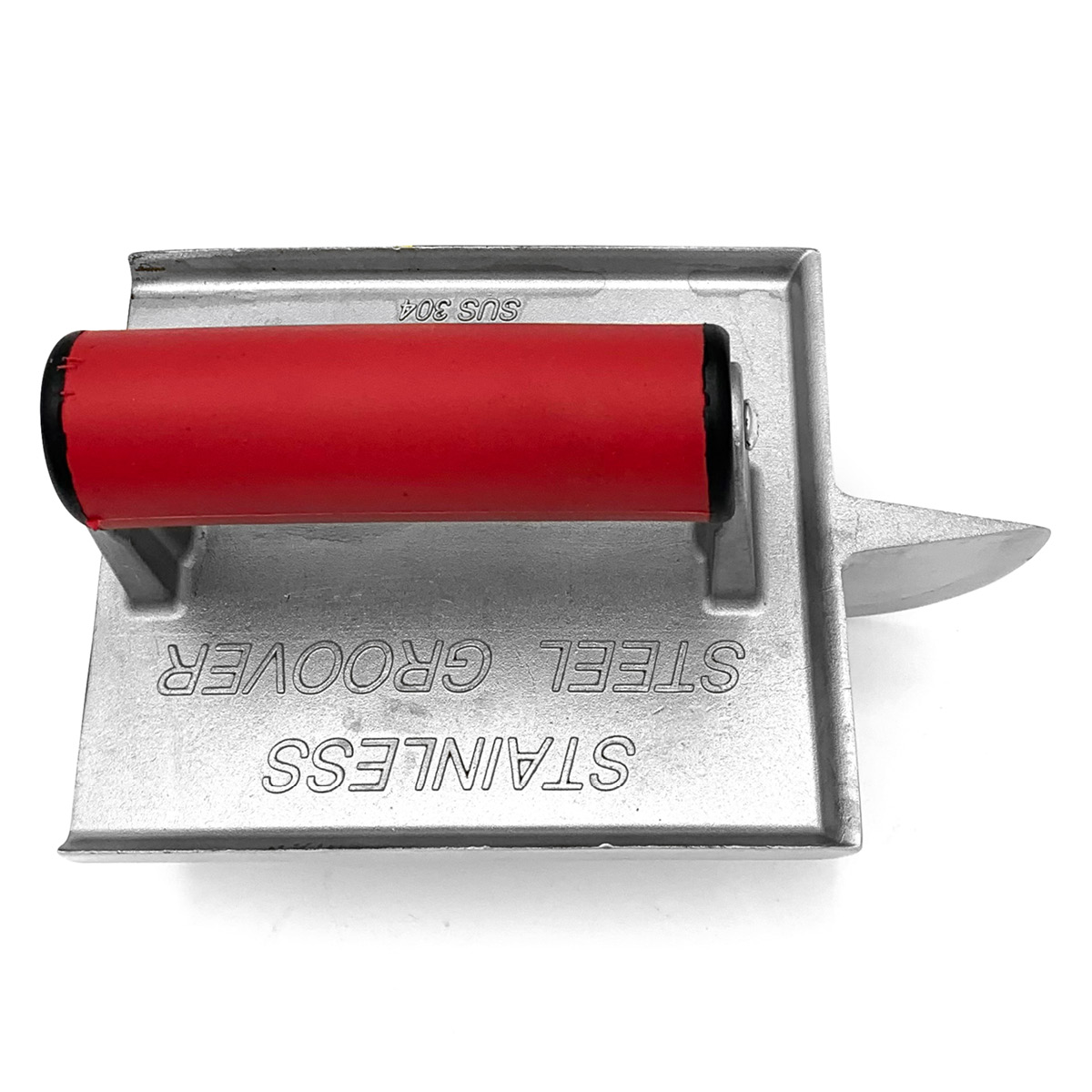 This concrete groover hand tool creates a 1.5 inch depth groove in the concrete and is ideal for slabs with a 6 inch slab depth. Made from stainless steel these are used for decorative effect and also to protect the slab from random cracking from shrinkag