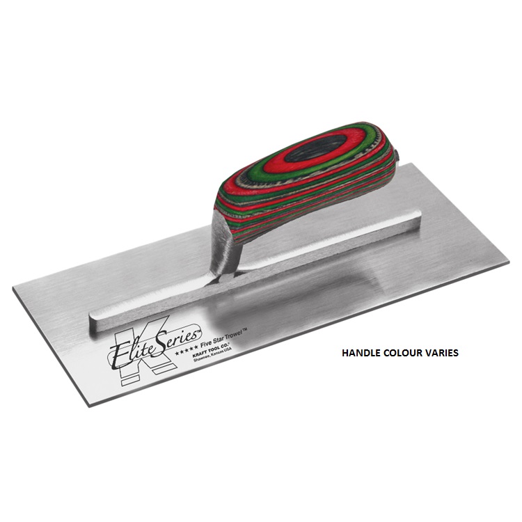 Elite Series | Carbon Steel Cement Trowel | Wood Grip