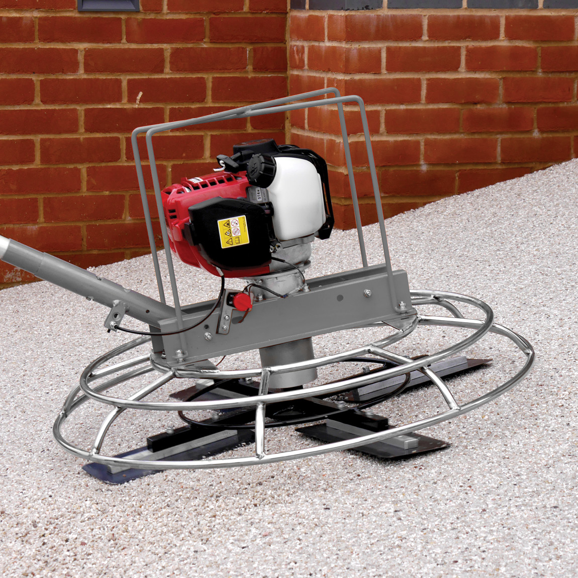 The Pole Trowel from Speedcrete, United Kingdom. A lightweight trowel ideal for compressing resin bound floors.