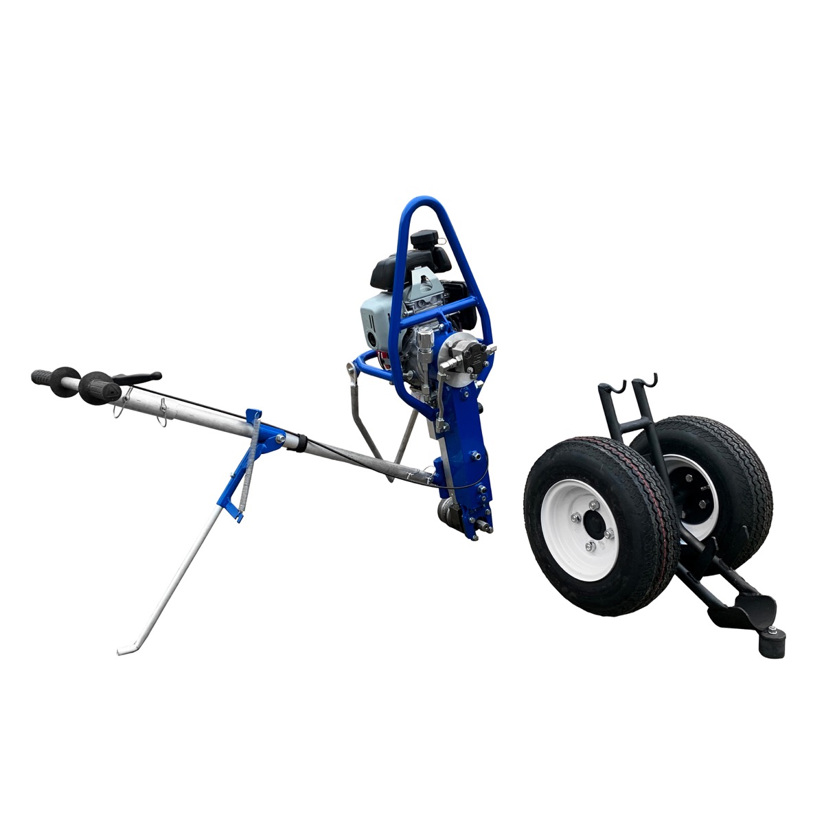 The all new Bunyan RT10 features a Honda GX100 power unit that is coupled to a hydraulic motor and pump to provide a small & portable roller screed system but with the power and capability to run large diameter tubes all the way up to 8.5 mtrs. Speedcrete