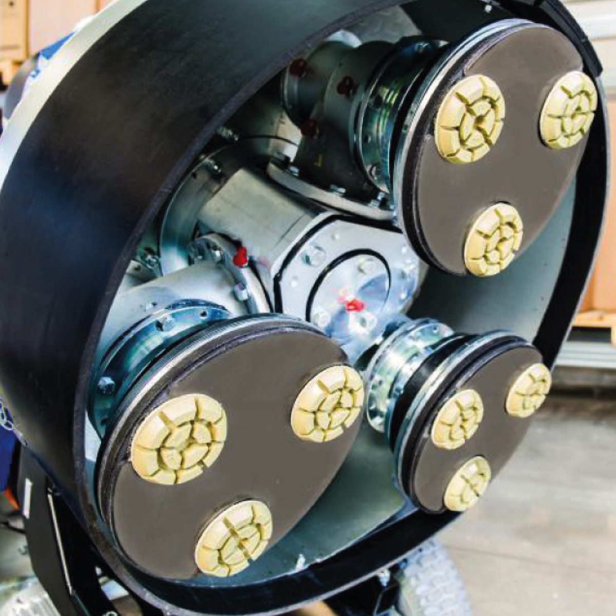 Resin Diamond Floor Polishing Discs, available from Speedcrete. United Kingdom Delivery.