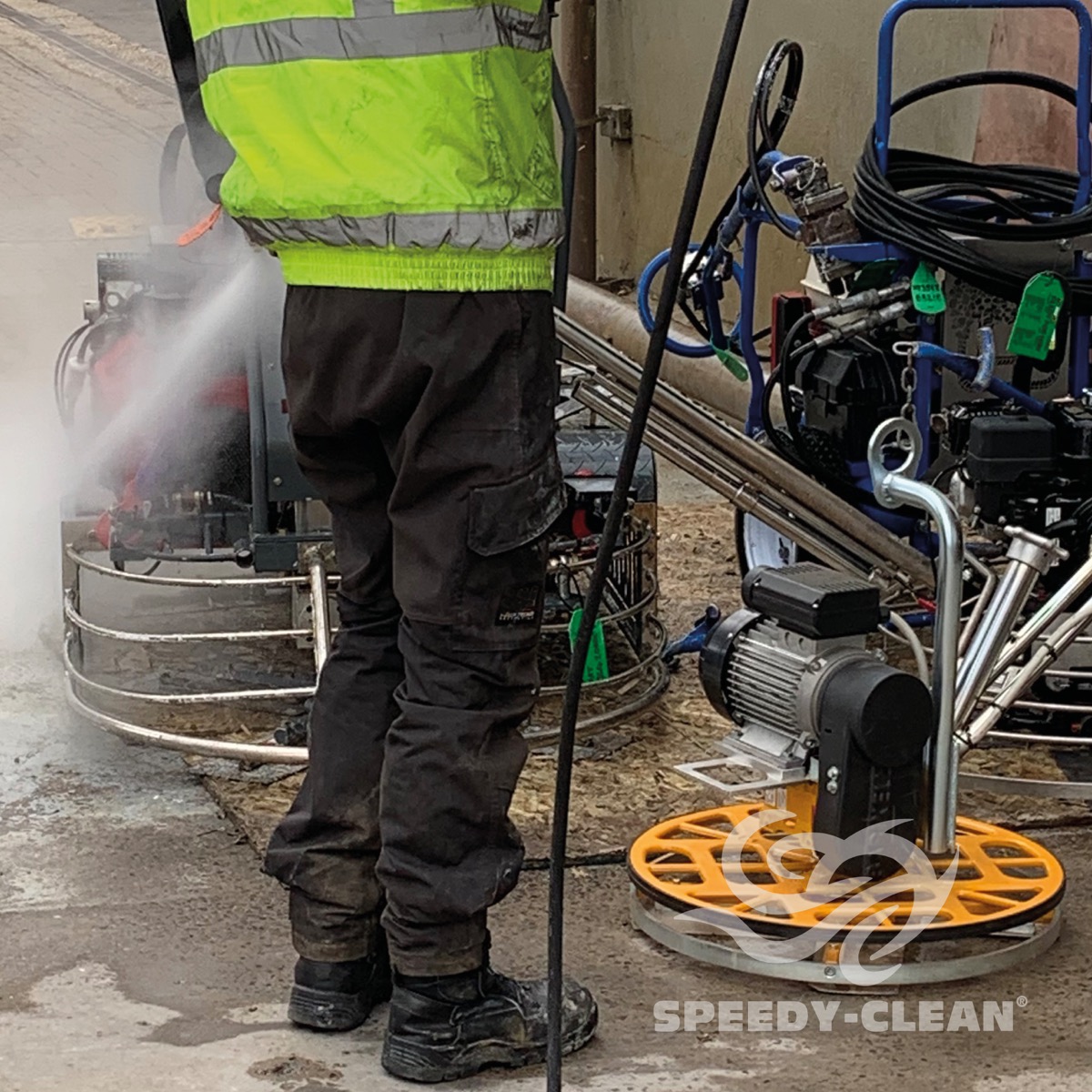 Speedy-Clean Concrete Dissolver from Speedcrete. 