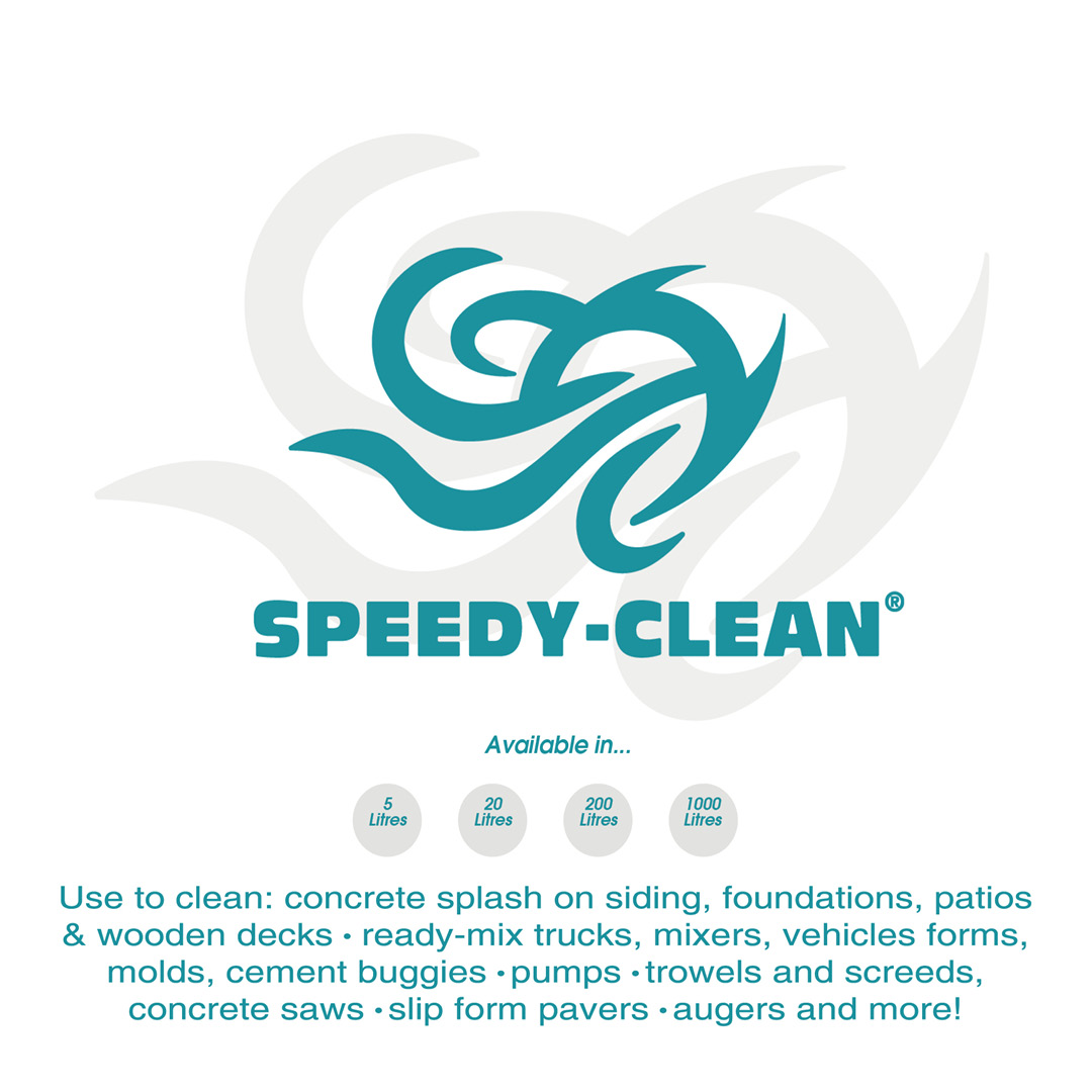 Speedy-Clean Concrete Dissolver from Speedcrete. 