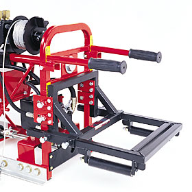 Feature - Adjustable End Handle With Rollers