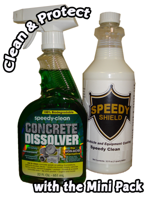 concrete dissolver and concrete protector mini pack